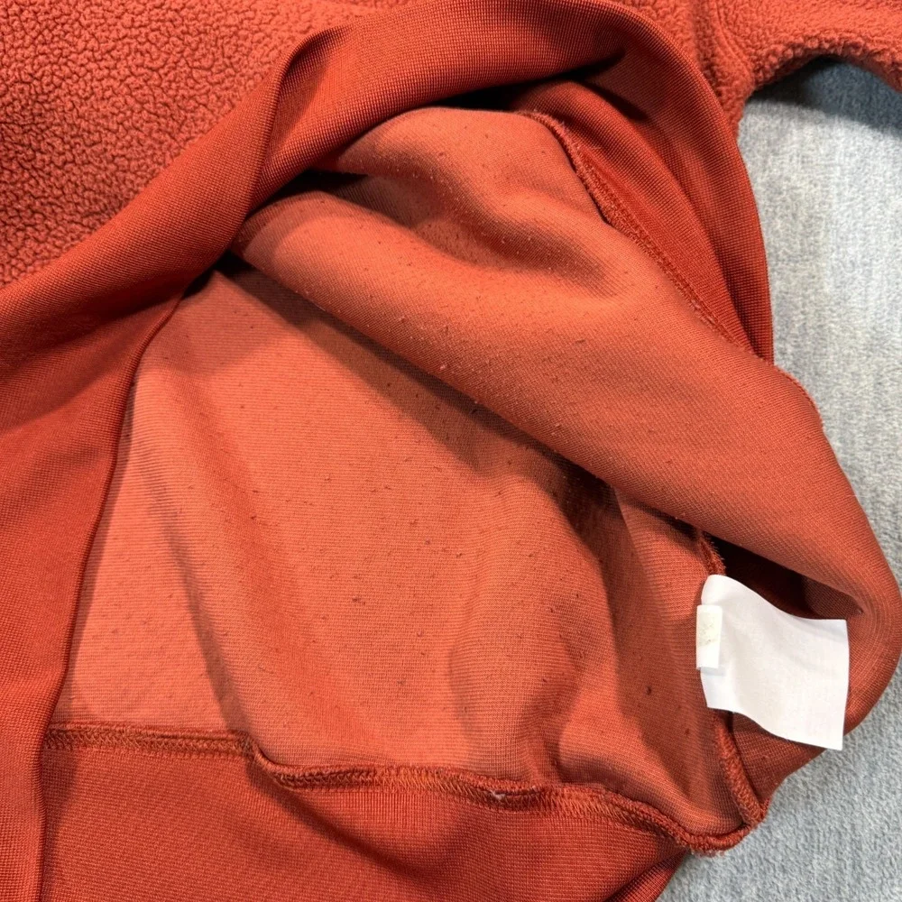Nike Sportswear Plush Women's‎ Oversized Pullover Hoodie Small Orange Soft